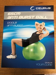 65 cm anti burst exercise ball
